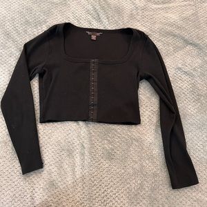 Black Victoria’s Secret Crop Top